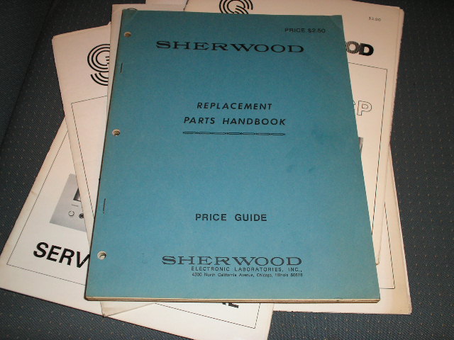 PARTS CATALOG AND PRICE SHEET.. DATED JULY 1974. Most of the specialty  type parts have the model no. beside the part no. ..